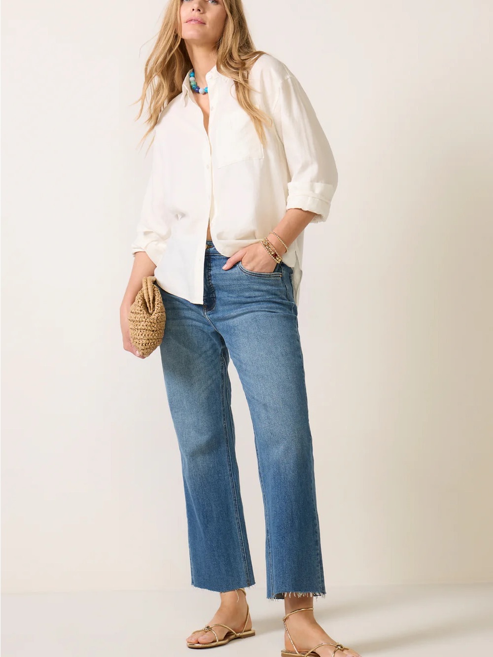 Kut From the Kloth Kelsey Jean in Fray Ankle in Wonderful